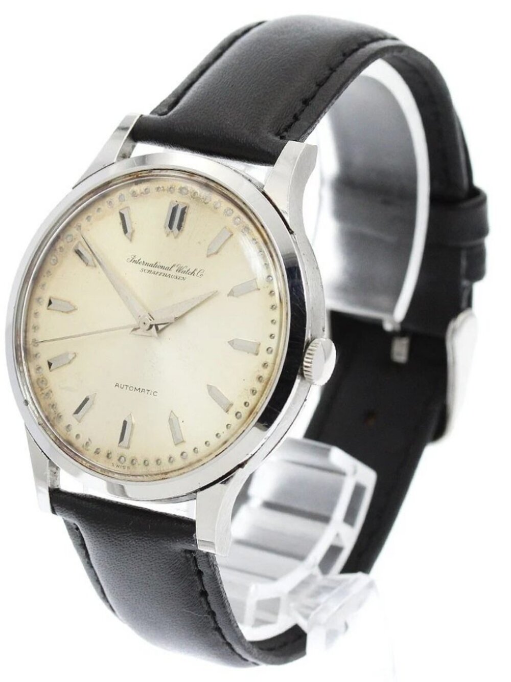 IWC SCHAFFHAUSEN R 647A Cal.853 Vintage Silver Dial Automatic Men's Watch_949526